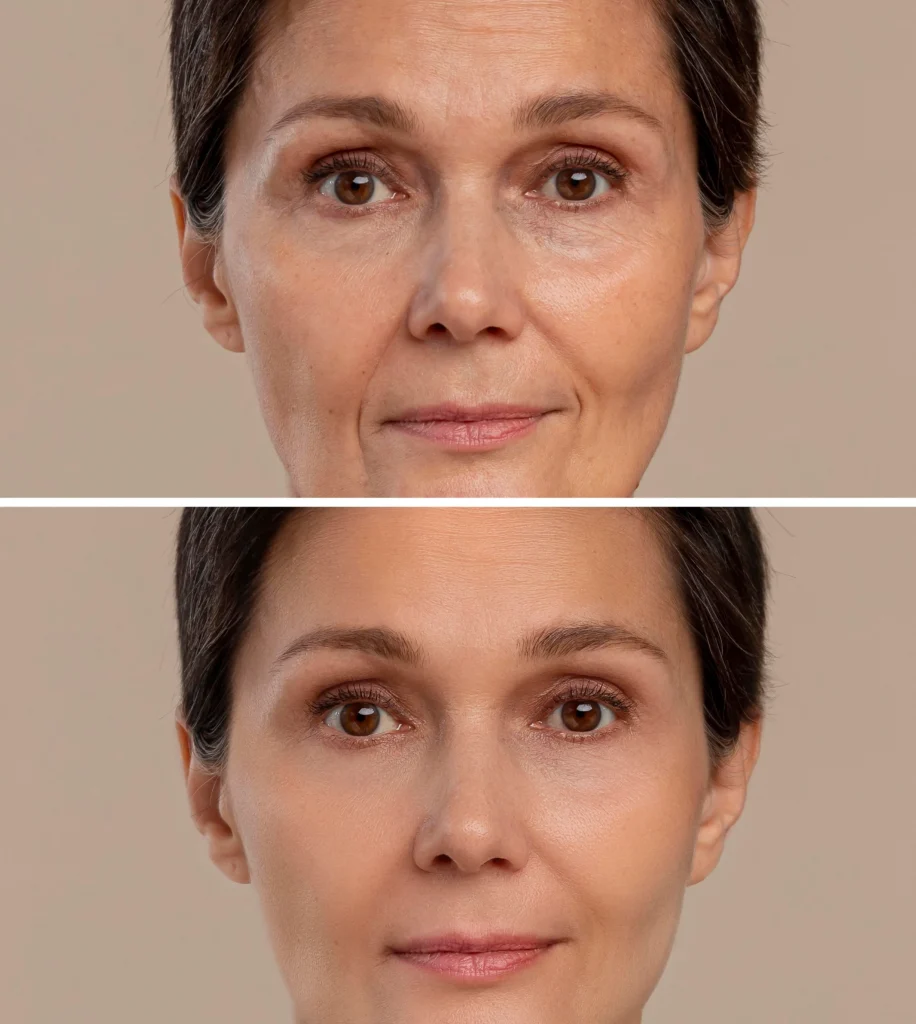 Belotero volume restoration structural support face with fuller and lifted appearance.