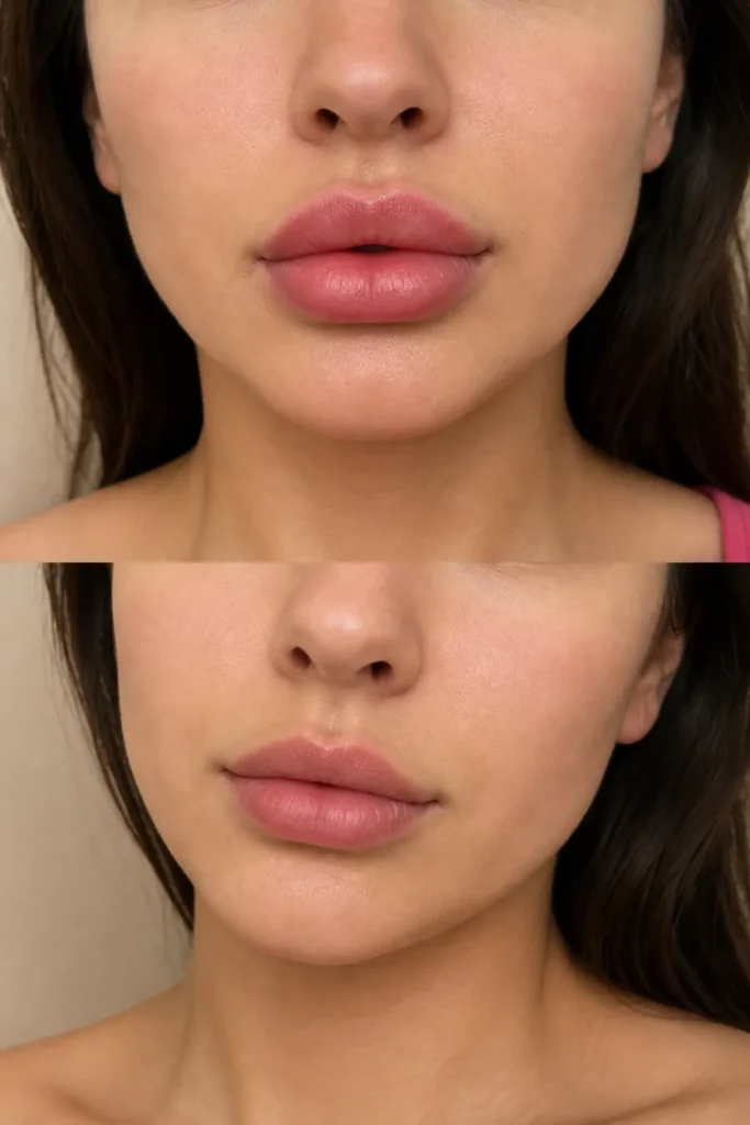Dissolving lip filler treatments at a London clinic with safe correction and professional aesthetic care.