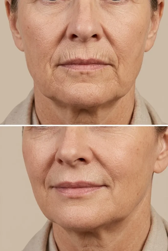 Smokers lines filler treatments at the London clinic with professional care for fine lines around the lips.