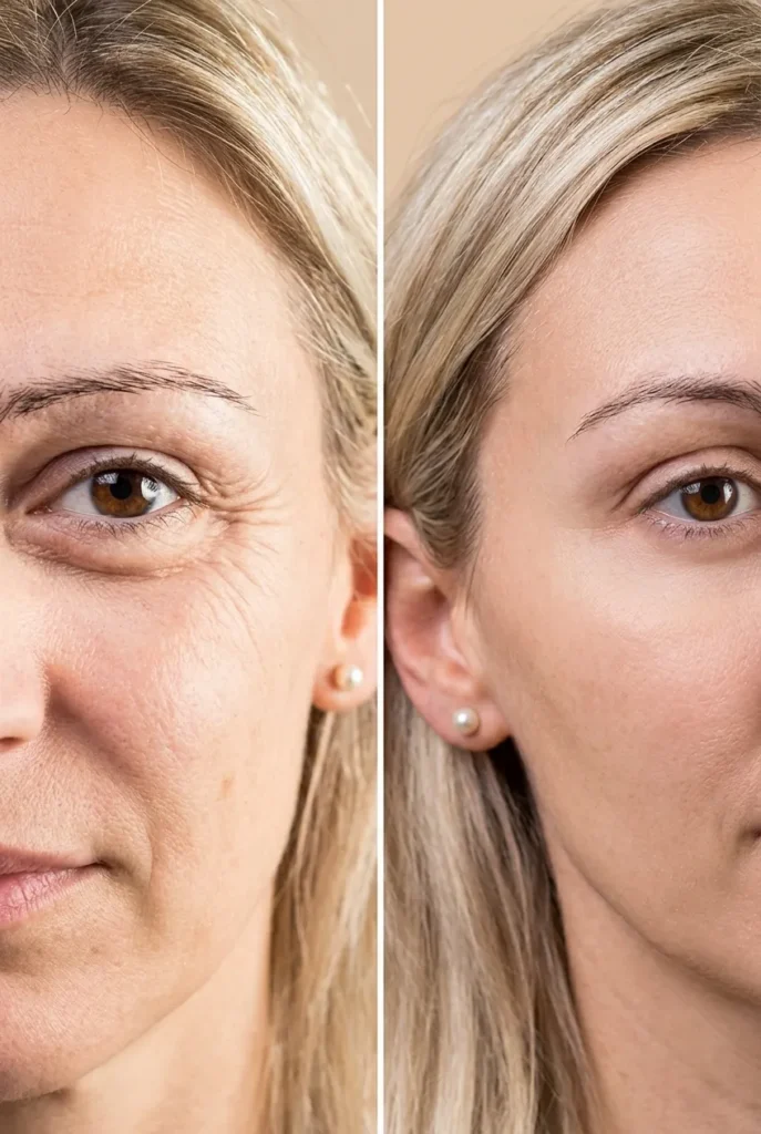 Temple filler combined adjacent treatment with enhanced facial harmony and balanced results.
